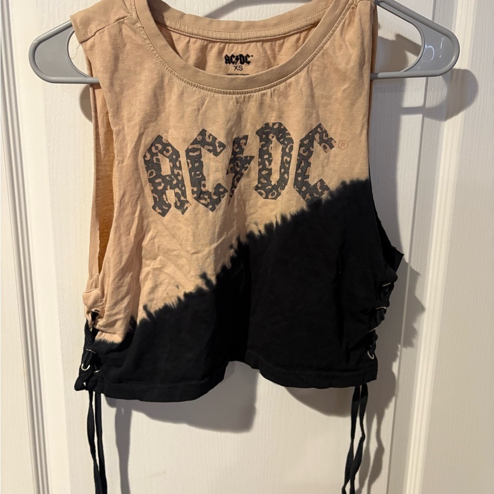 AC/DC Tan Graphic Tee